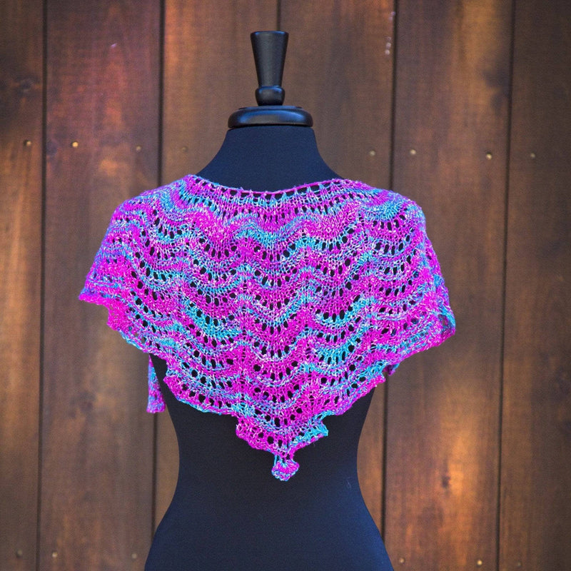 Fan Shell Shawlette Pattern