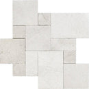 Fantasia Blanca Textura Marble Pavers Versailles Pattern
