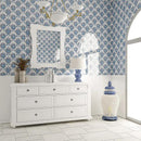 Fantasia Blanca Textured Marble Versailles Pattern