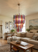 Fantastic Murano Prisms Multicolor Chandelier