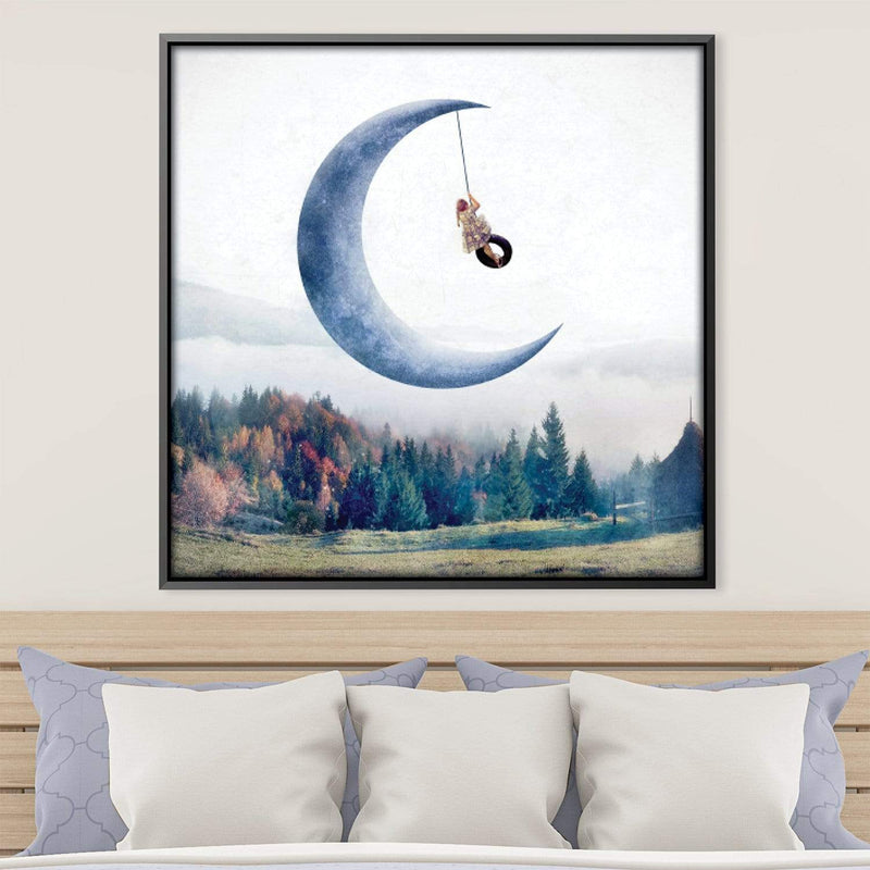 Fantasy Crescent Canvas