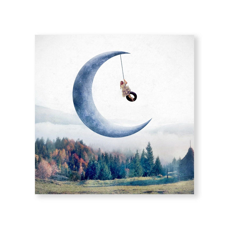 Fantasy Crescent Canvas