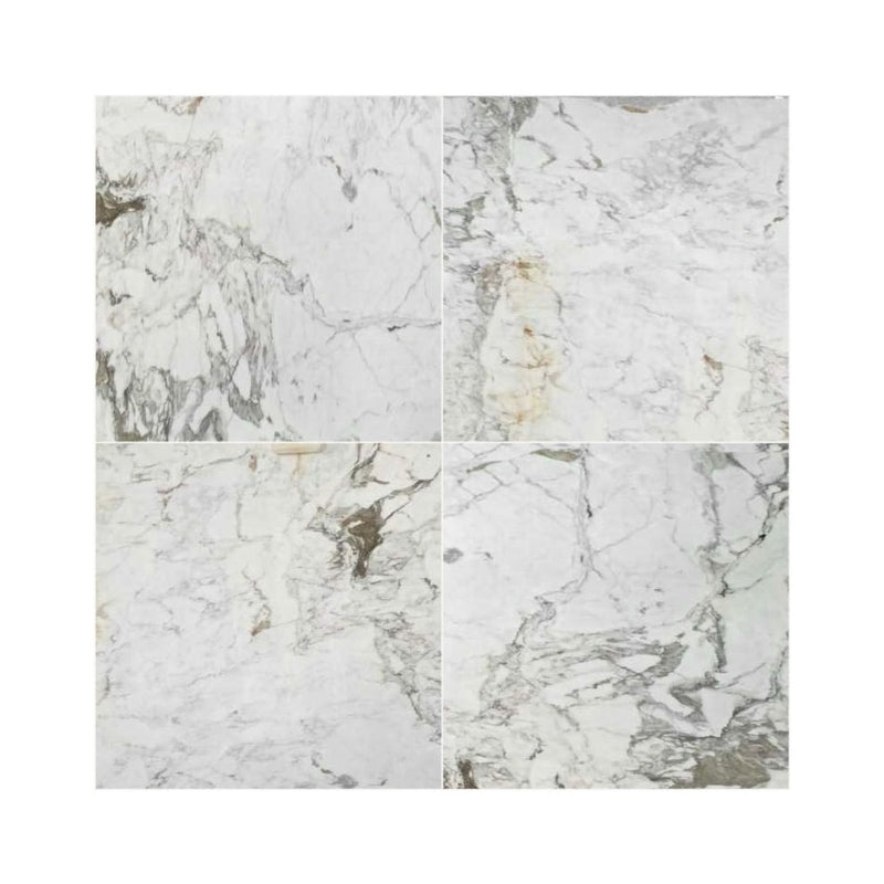 Fantasia White Exotic Marble Polished Floor and Wall Tile