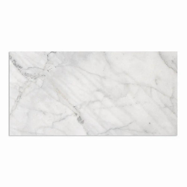 Fantasy White Tumbled Marble Pavers 12x24