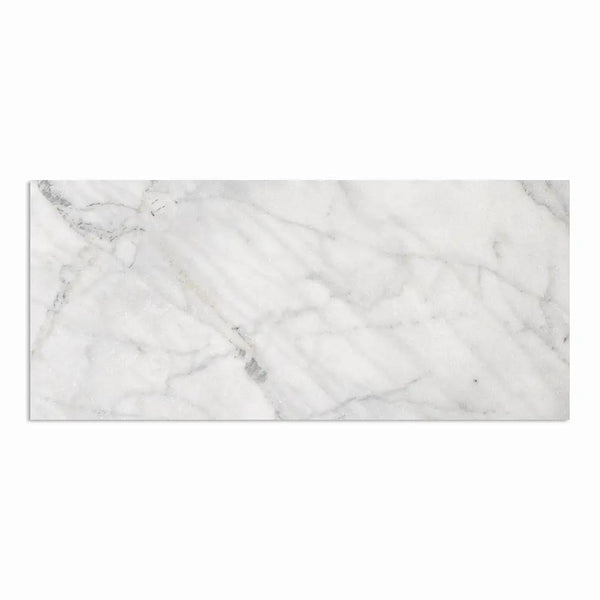 Fantasy White Tumbled Marble Pavers 18x36
