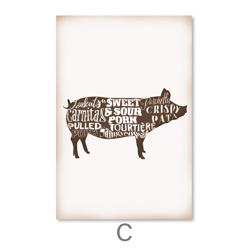 Farm Animals Canvas