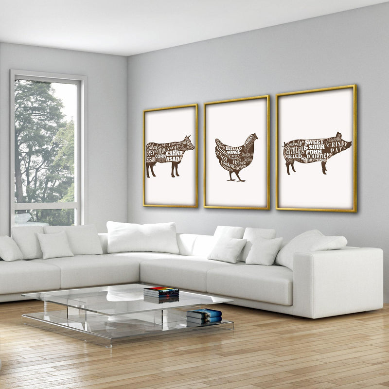 Farm Animals Canvas