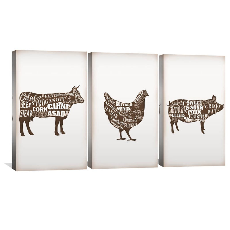 Farm Animals Canvas