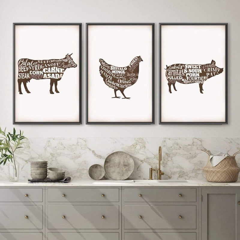 Farm Animals Canvas