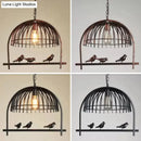 GobekUsa Farmhouse Metal Hanging Birdcage Pendant Light for Dining Room Ceiling and Island