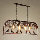 GobekUsa Farmhouse Metal Hanging Birdcage Pendant Light for Dining Room Ceiling and Island