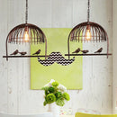 GobekUsa Farmhouse Metal Hanging Birdcage Pendant Light for Dining Room Ceiling and Island