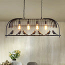 GobekUsa Farmhouse Metal Hanging Birdcage Pendant Light for Dining Room Ceiling and Island