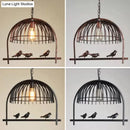 GobekUsa Farmhouse Metal Hanging Birdcage Pendant Light for Dining Room Ceiling and Island