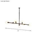 GobekUsa Farmhouse Style Antique Bronze Island Pendant Light - 7/11 Lights Exposed, Wrought Iron Hanging Design