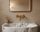 Wall Mounted Brass Faucet - Unlacquered Brass Bathroom Faucet by Palmeraies