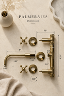Unlacquered Brass Bathroom Faucet - Antique Brass Bathroom Faucets