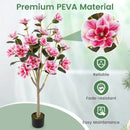 Faux Wedding Flower Plant with Elegant PEVA Leaves and Multi-branch Trunks-Pink by LJGDeals