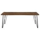 Neve - Sheesham Live Edge Dining Table - Gray by HouseOfZazla