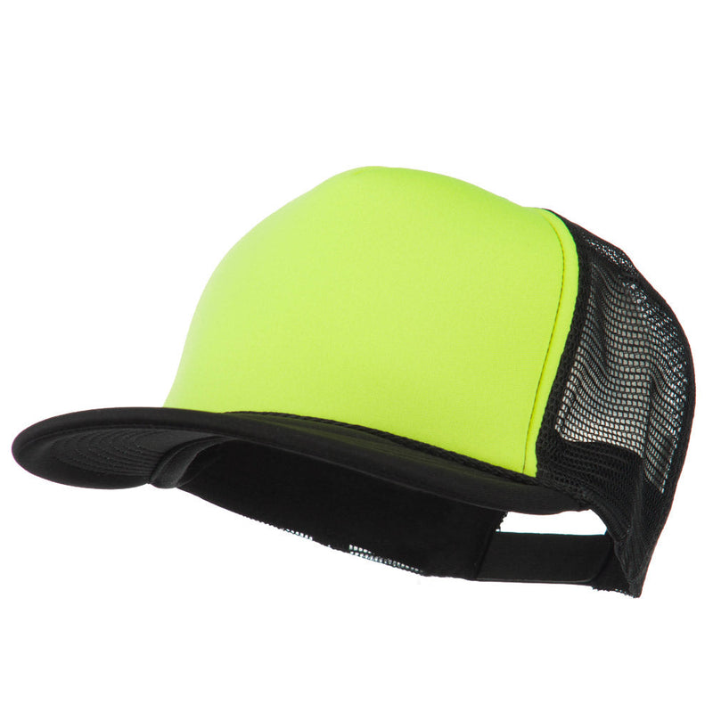 Flat Bill Neon Trucker Cap