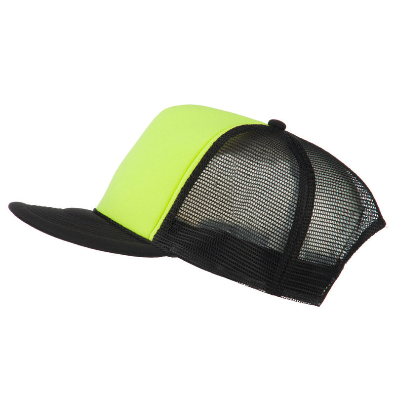 Flat Bill Neon Trucker Cap