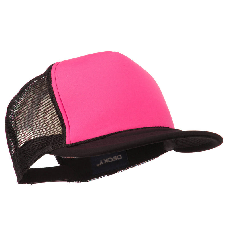 Flat Bill Neon Trucker Cap