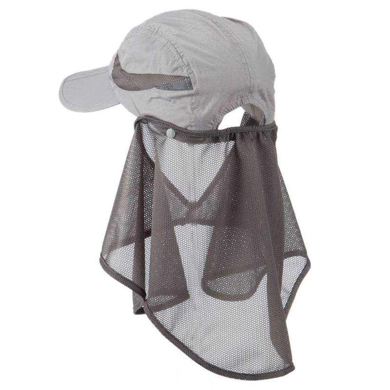 UV 50+ Folding Bill Cap with Detachable Flap