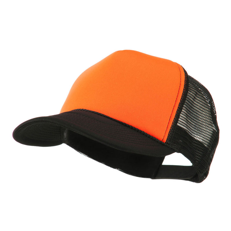 Flat Bill Neon Trucker Cap