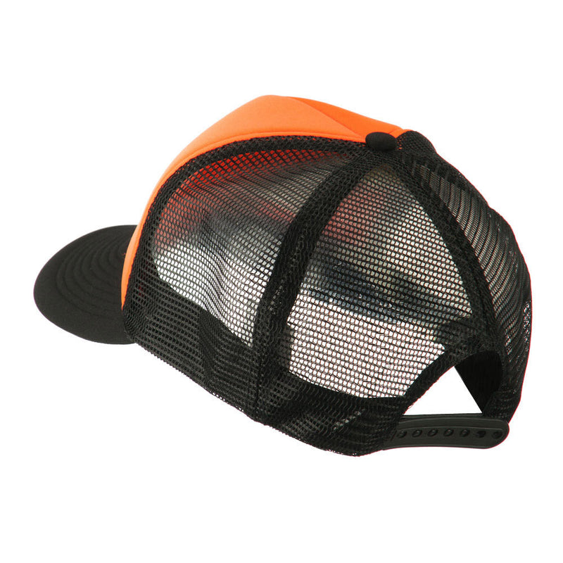 Flat Bill Neon Trucker Cap