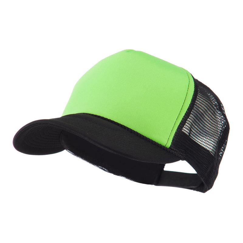 Flat Bill Neon Trucker Cap