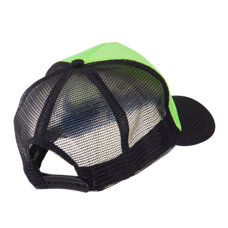 Flat Bill Neon Trucker Cap