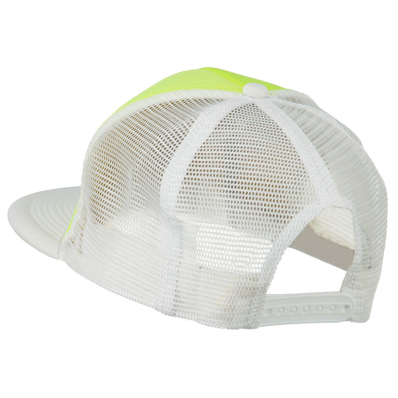 Flat Bill Neon Trucker Cap