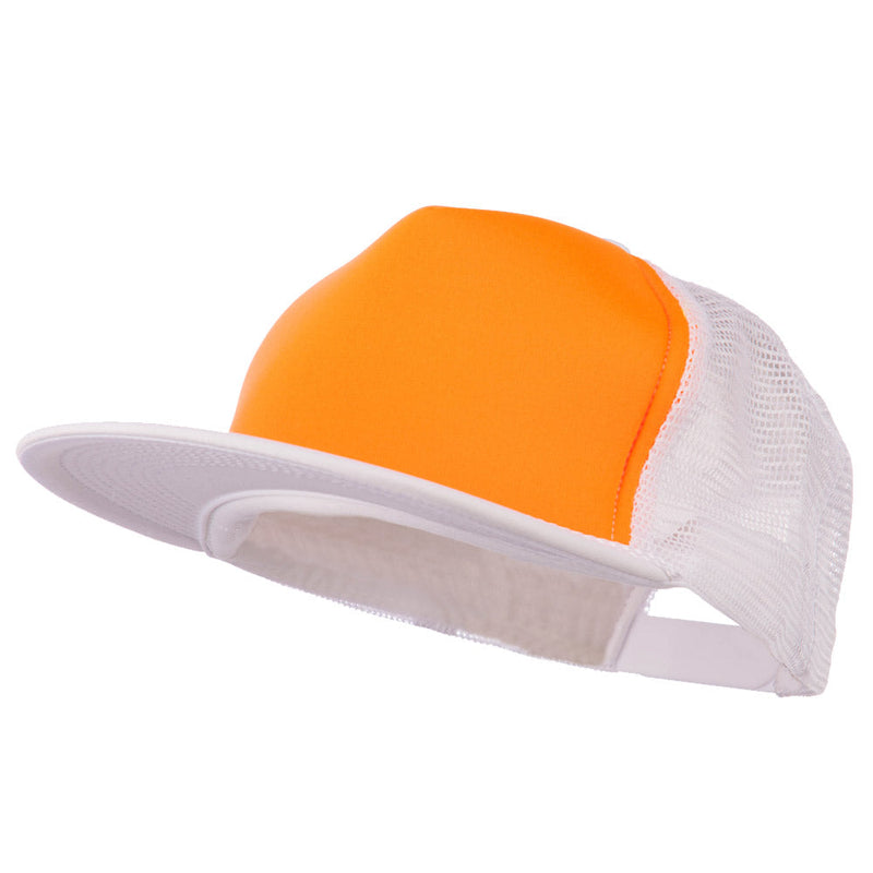 Flat Bill Neon Trucker Cap