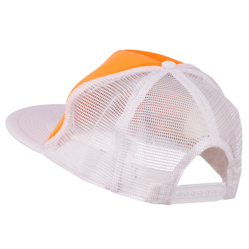 Flat Bill Neon Trucker Cap