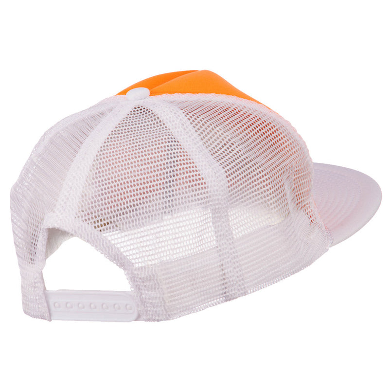 Flat Bill Neon Trucker Cap