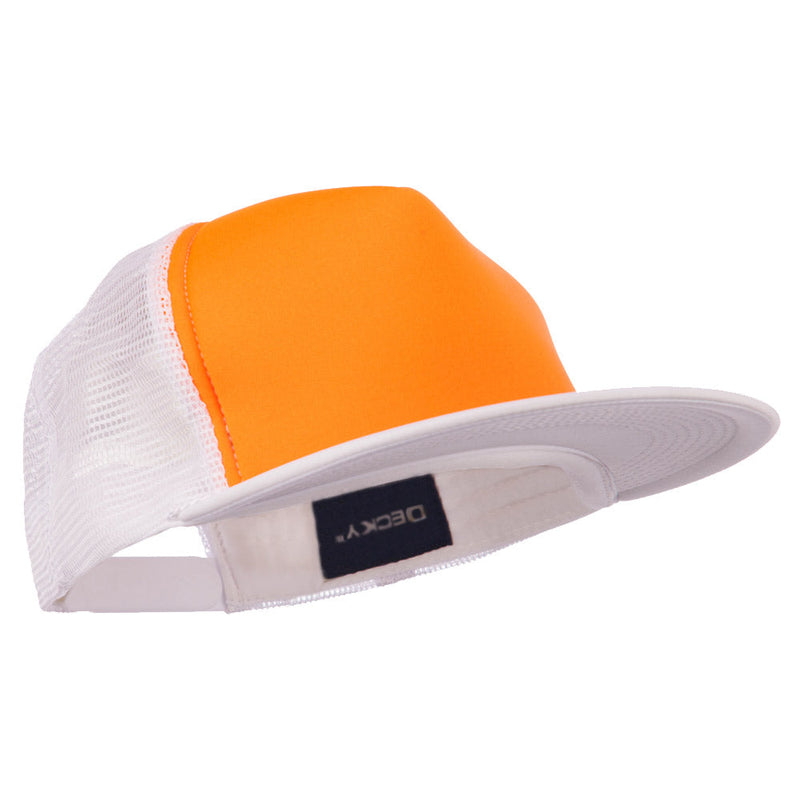 Flat Bill Neon Trucker Cap