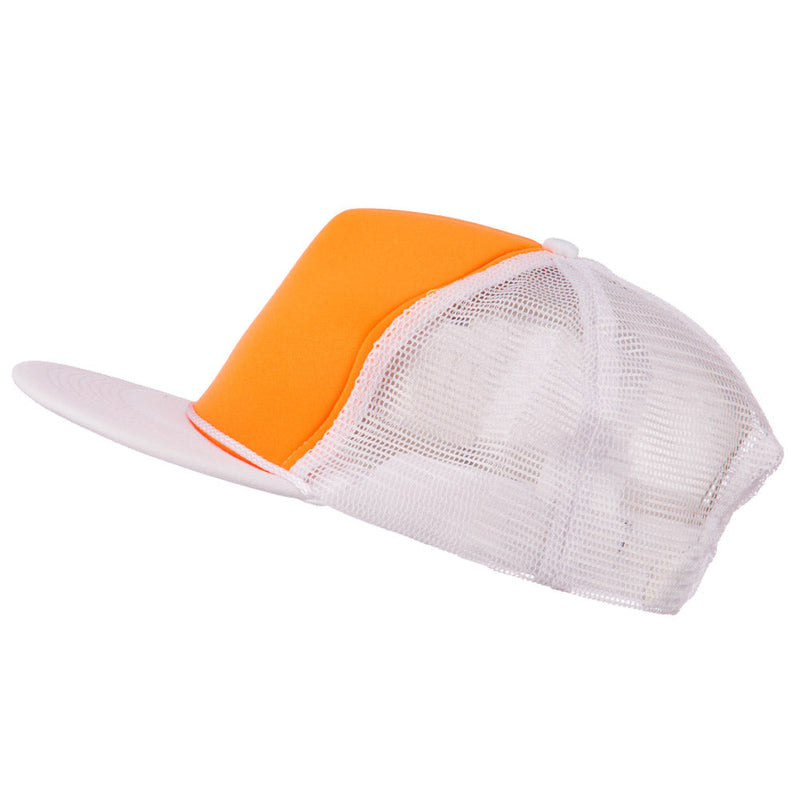 Flat Bill Neon Trucker Cap