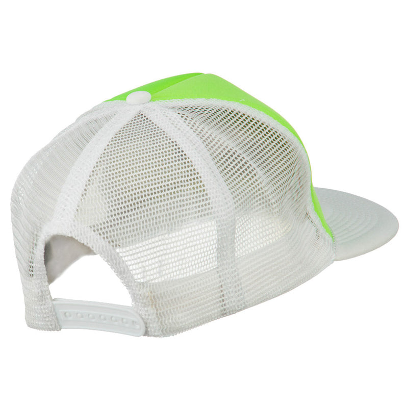 Flat Bill Neon Trucker Cap