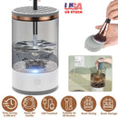 3 In 1 Makeup Brush Blender Cleaner Automatic Makeup Brush Cleaner Machine  USB Powered Brush Drying Storage Suitable For All Types of Brushes