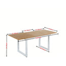 Square Extendable Dining Table With Metal Legs by Unique Piece Furniture