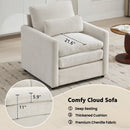 Cozy Upholstered Sofa Set For Living Room by Unique Piece Furniture