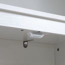 72" Freestanding 4-Door Kitchen Pantry, Storage Cabinet Organizer with 4-Tiers, and Adjustable Shelves, White