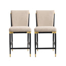 Modern Armless Counter Stool - Set of 2