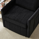 Upholstered Convertible Sleeper Sofa With 5 Position Backrest, Side Pockets, Storage by HouseOfZazla