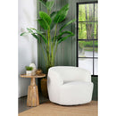 Denae - Upholstered Swivel Chair - Ivory by HouseOfZazla