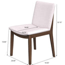 Laura - Mid-Century Modern Solid Wood Dining Chair (Set of 2) by Unique Piece Furniture