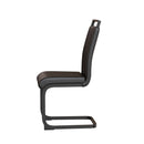 Modern Dining Chairs With High Back Upholstered Design Metal Legs by HouseOfZazla