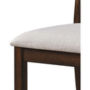 2 Pieces Set Dining Side Chair Rustic Modern Farmhouse Design Retro Design Easy to Assembly