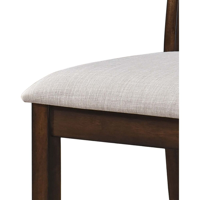 2 Pieces Set Dining Side Chair Rustic Modern Farmhouse Design Retro Design Easy to Assembly