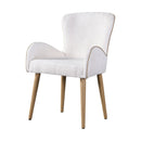 Qwin - Boucle Side Chair (Set of 2) - Beige by HouseOfZazla